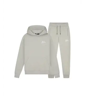 Malelions Malelions Men Signature Tracksuit - Grey / White