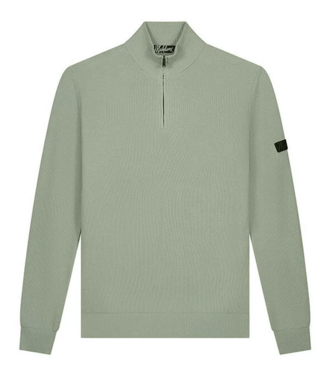 Malelions Malelions  Men Knit Quarter Zip - Dry Sage