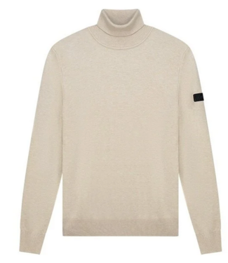 Malelions Malelions Men Knit Turtleneck - Taupe