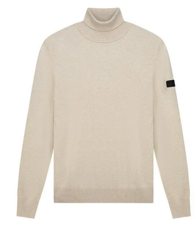 Malelions Malelions Men Knit Turtleneck MM1-PS24-01 - Taupe