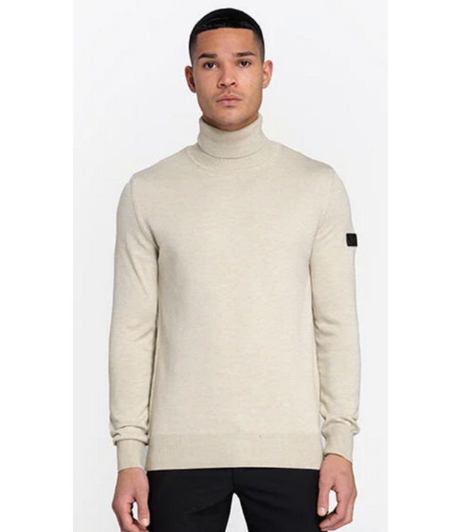 Malelions Malelions Men Knit Turtleneck MM1-PS24-01 - Taupe