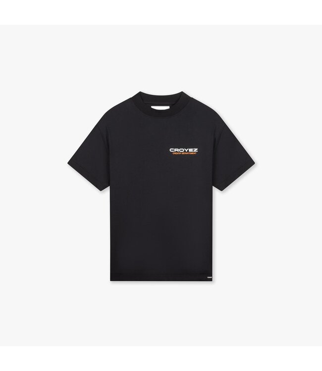Croyez Creatif Departement T-shirt -Black Orange