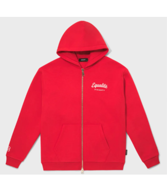 Equalité Equalite Vida Full Zip Oversized Hoodie / Vintage Red