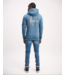 Malelions Malelions Men Destroyed Signature Hoodie - MM1-SS24-23 - Slate Blue/Cement