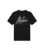 Malelions Malelions MM1-SS24-09 Men Striped Signature T-Shirt - Black /White