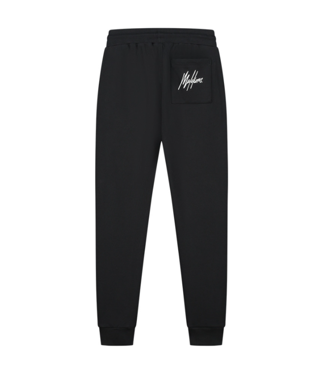 Malelions Malelions MM1-SS24-11 Men Striped Signature Sweatpants  - Black /White
