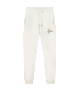 Malelions Malelions   MM1-SS24-11 Men Striped Signature Sweatpants - Off-White/ Taupe