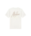 Malelions Malelions MM1-SS24-09 Men Striped Signature T-Shirt - Off-White/ Taupe