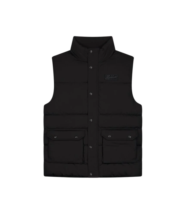 Malelions Malelions MM1-PS24-17 Men Crinkle Padded Vest Black