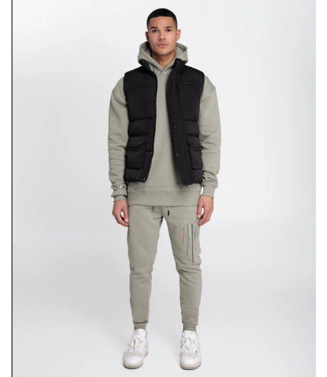 Malelions Malelions MM1-PS24-17 Men Crinkle Padded Vest Black