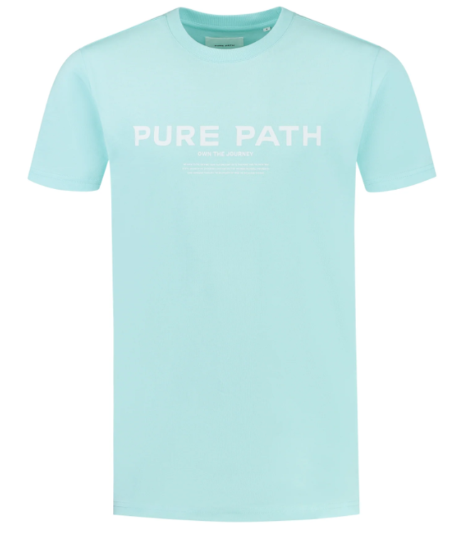 pure path Pure Path T-Shirt /Aqua 24010112