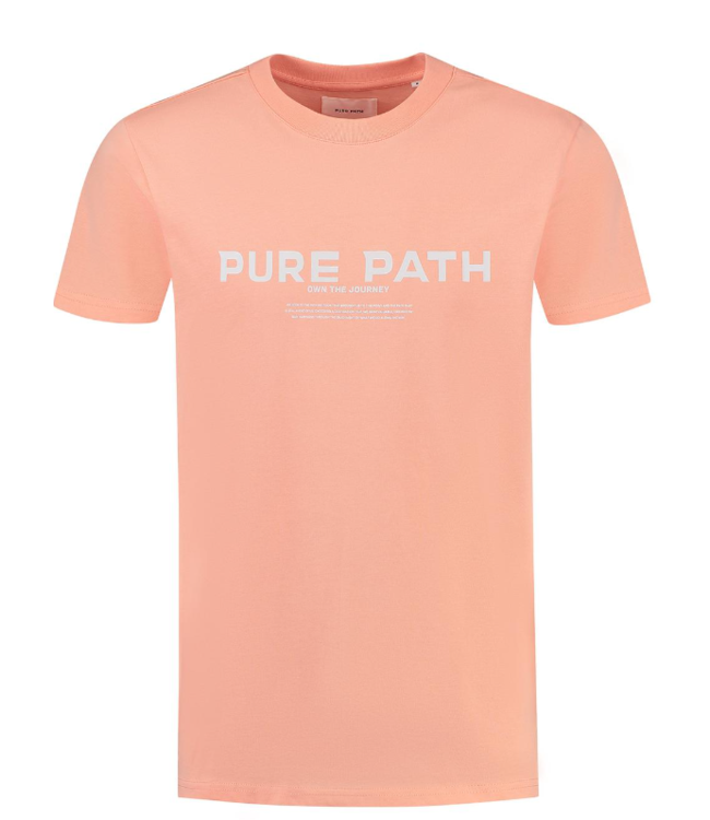pure path Pure Path T-Shirt Coral 24010112