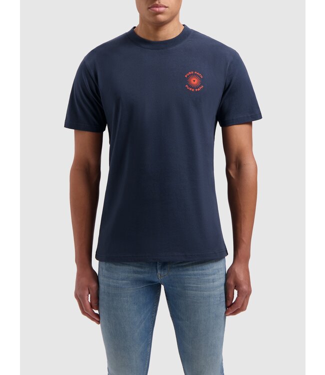 pure path Pure Path T-Shirt / Navy 24010111