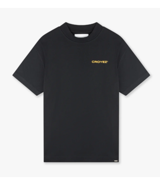 Croyez Family Owned Business T-Shirt / Black - Yellow