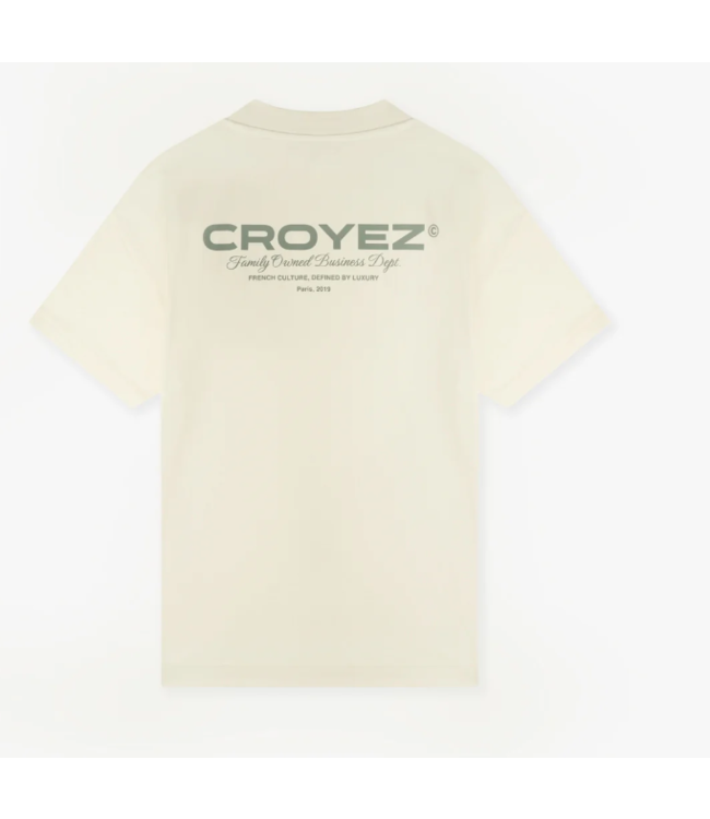 Croyez Croyez Family Owned Business T-Shirt /Buttercream
