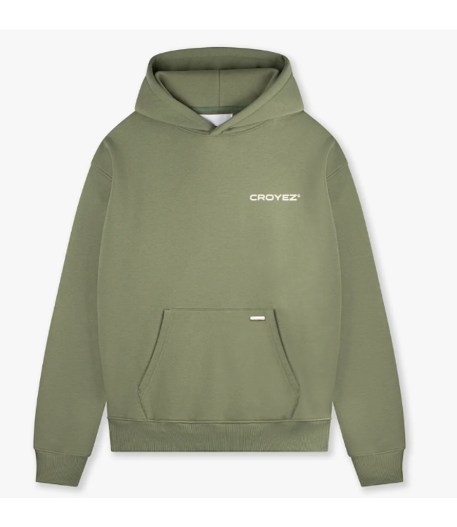 Croyez Family Owned Business Hoodie /Washed Olive