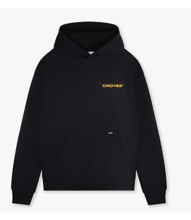 Croyez Family Owned Business Hoodie / Black Yellow