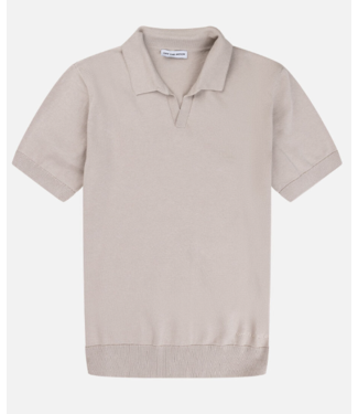 Off The Pitch Smart Knitted Polo Silver Lining  OTP241051