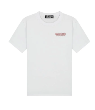 Malelions Malelions Men Worldwide Paint T-Shirt - White