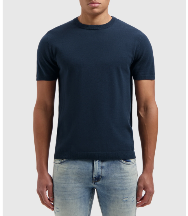 Pure Path PW 24010806 Knitwear T- Shirt / Navy