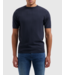 pure path PW 24010808 Vertical Striped Knitwear T-Shirt / Navy