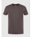 pure path PW 24010808 Vertical S triped Knitwear T-Shirt/ Brown