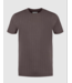 pure path PW 24010808 Vertical Striped Knitwear T-Shirt / Brown