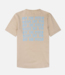 Off The Pitch OTP241056 Duplicate Regular Fit Tee- Sand