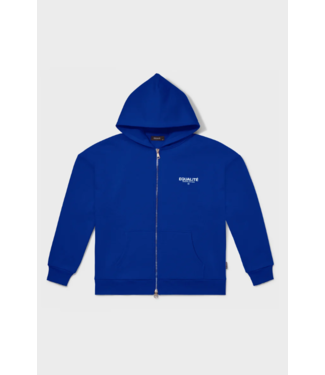 Equalité Equalite Societe Oversized Full Zip Hoodie Blue