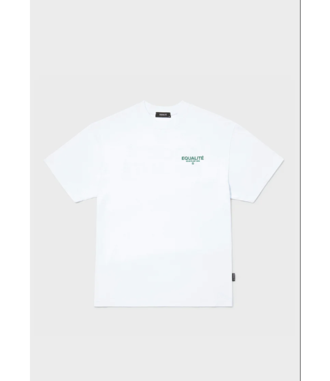 Equalité Equalite Societe Oversized tee White-Emerald Green