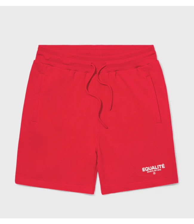 Equalité Equalite Societe Oversized Shorts Red