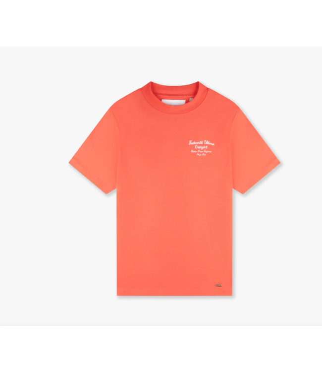 Croyez Feres T-Shirt -Coral/White