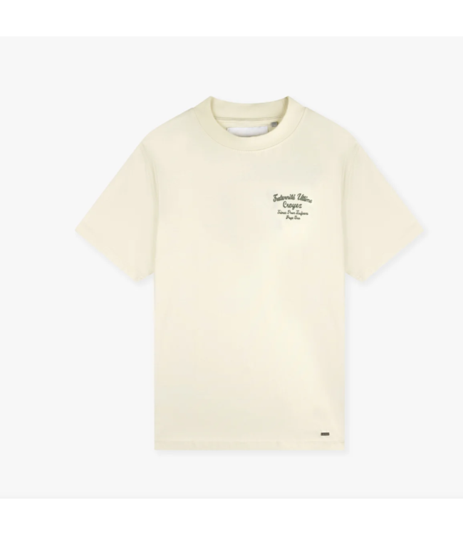 Croyez Fraternite T-Shirt- Buttercream Washed Olive