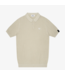 Quotrell Quotrell Jay Knitted Polo - Stone/Off White