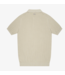 Quotrell Quotrell Jay Knitted Polo - Stone/Off White
