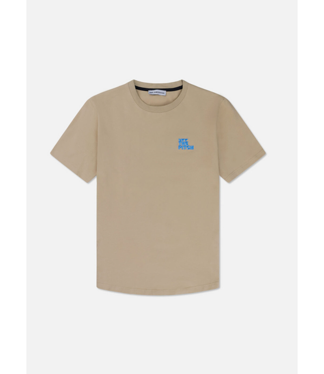 Off The Pitch Off The Pitch Fullstop Slim Fit Tee - Sand