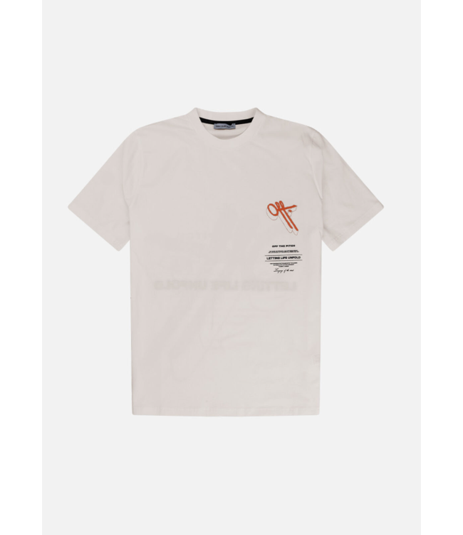 Off The Pitch Off The Pitch Unfold Regular Tee -Off White