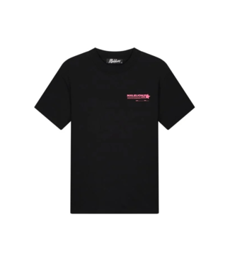 Malelions Malelions Men Hotel T-Shirt Black/Pink