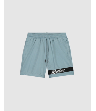 Malelions Malelions Men Captain Swim Shorts - Light Blue / Black