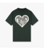 Croyez Pulled Heart T-Shirt Green-Off White