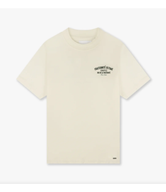 Croyez Fraternite Puff T-Shirt -Off White Dark Green