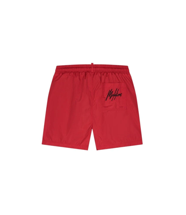 FM SUITS Malelions Men Captain Swim Shorts Red/White