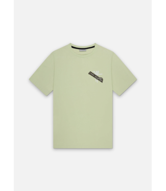 Off The Pitch OTP Tape Off Slim Fit Tee - Gleam Green