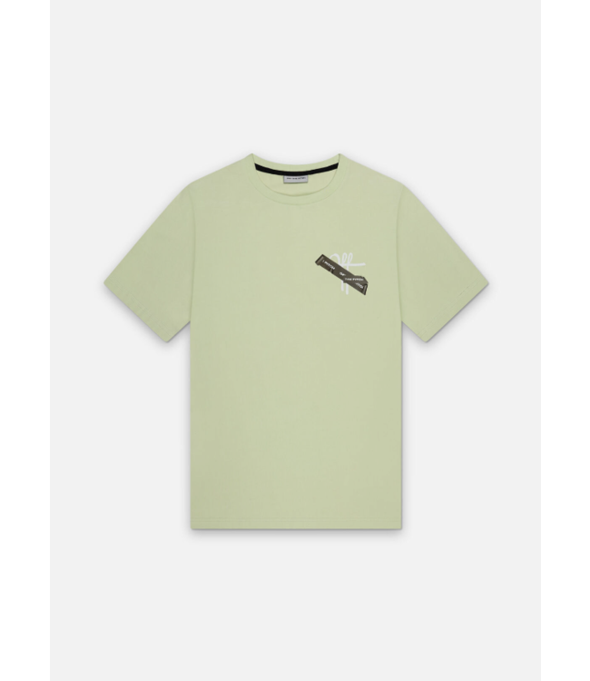 Off The Pitch OTP Tape Off Slim Fit Tee - Gleam Green