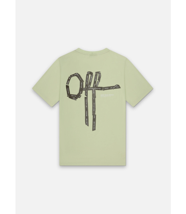 Off The Pitch OTP Tape Off Slim Fit Tee - Gleam Green