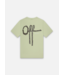 Off The Pitch OTP Tape Off Slim Fit Tee - Gleam Green