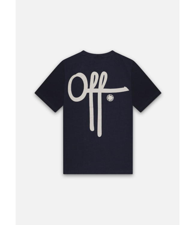 Off The Pitch OTP Fullstop Slim Fit Tee - Navy