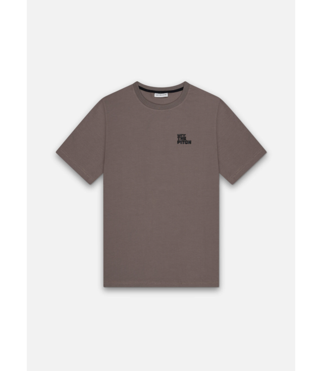Off The Pitch OTP Triple Slim Fit Tee - Mud Olive