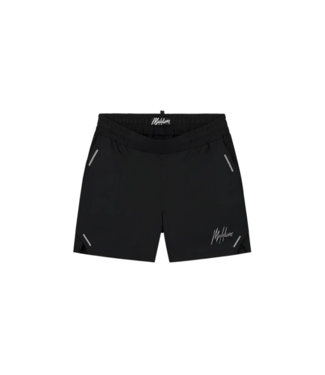 Malelions Malelions  SP1-2024-01 Padel Hexagon Shorts  Black