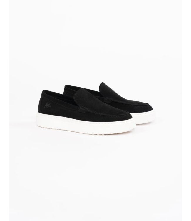 Malelions Malelions Men Low Top Cup Loafers - Black